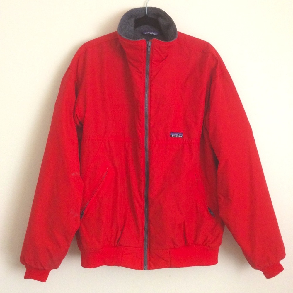 Vintage Patagonia Sherpa Lined Bomber Gorpcore Trekking Trail Jacket XL